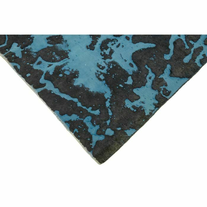 Handmade Blue Overdyed Large Area Rug 280 Cm X 370 Cm photo Textiles