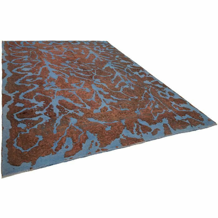 Handmade Brown Overdyed Large Area Rug 283 Cm X 388 Cm photo Textiles