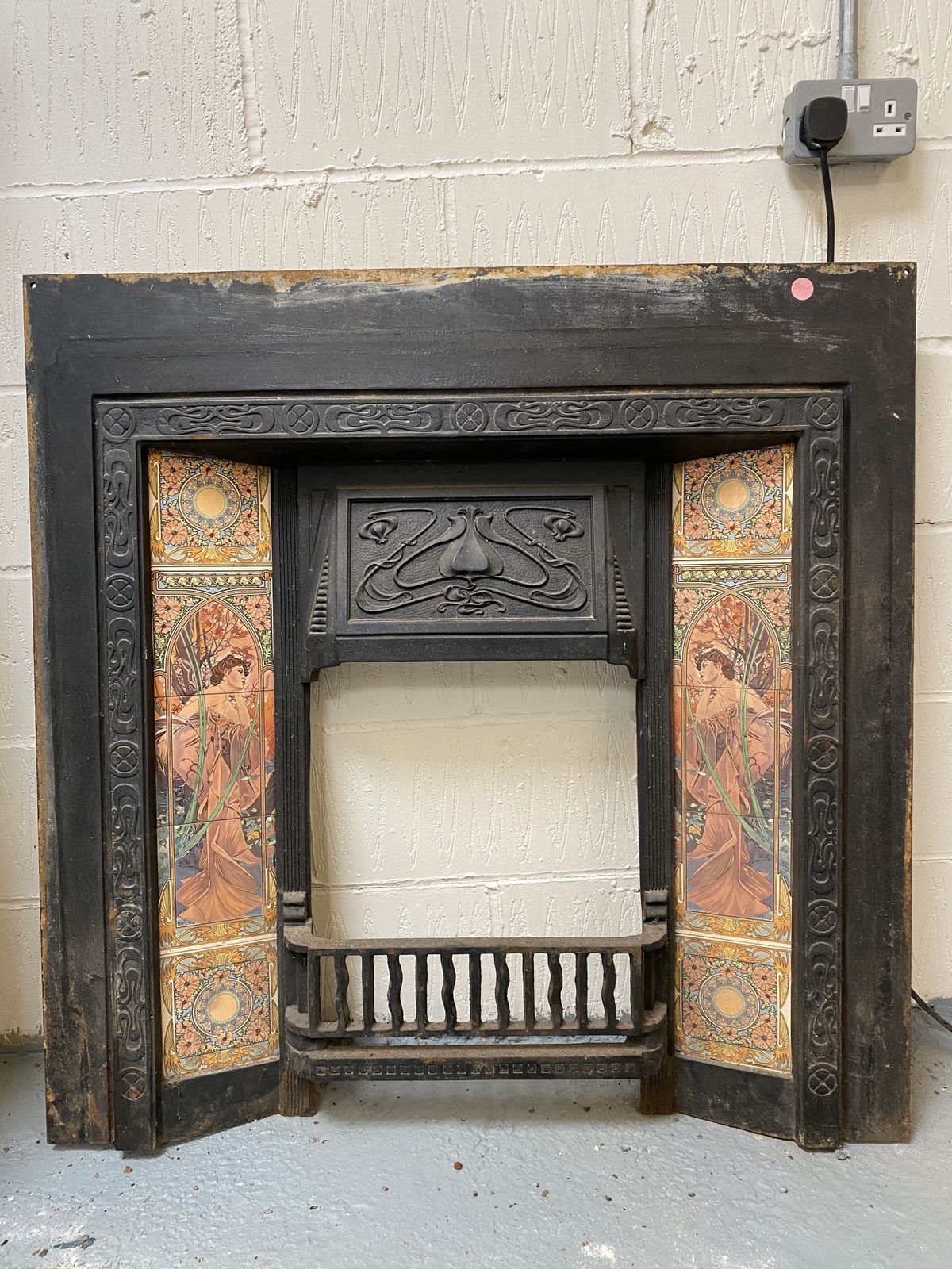 Art Nouveau Fire Place