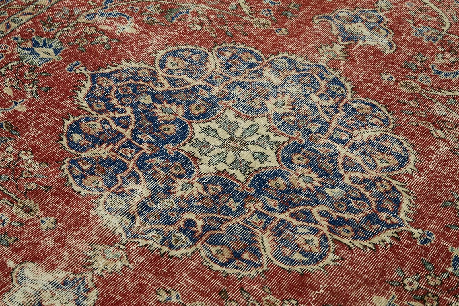 photo for sale Handmade Beige Turkish Vintage Area Rug 210 Cm X 310 Cm