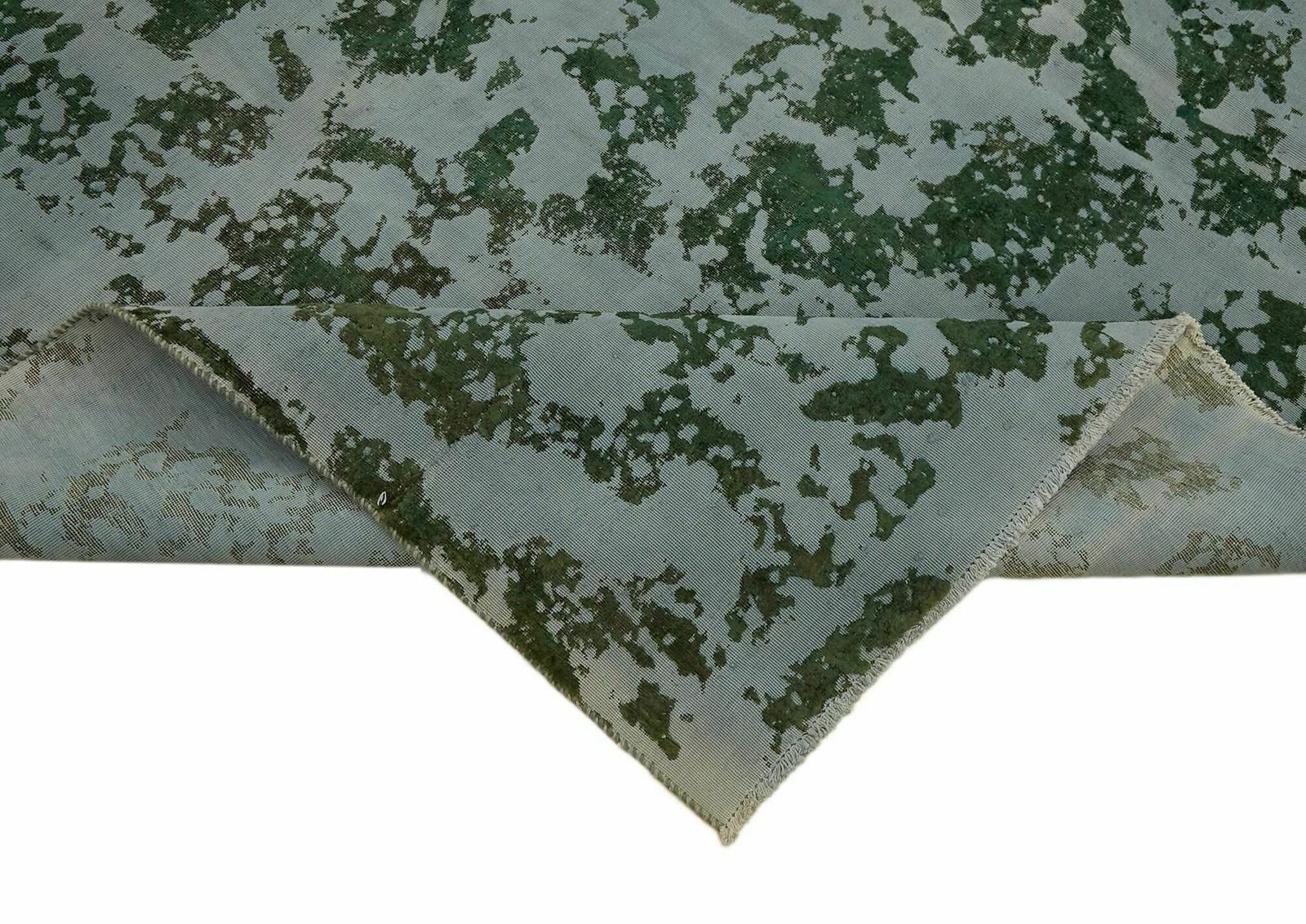 2350.0 Handmade Grey Overdyed Large Area Rug 280 Cm X 379 Cm photo