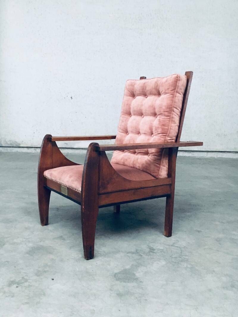 Art Deco Dutch Modernism Verstelbare "Grand" Fauteuil, Nederland, Jaren 1920 photo for sale