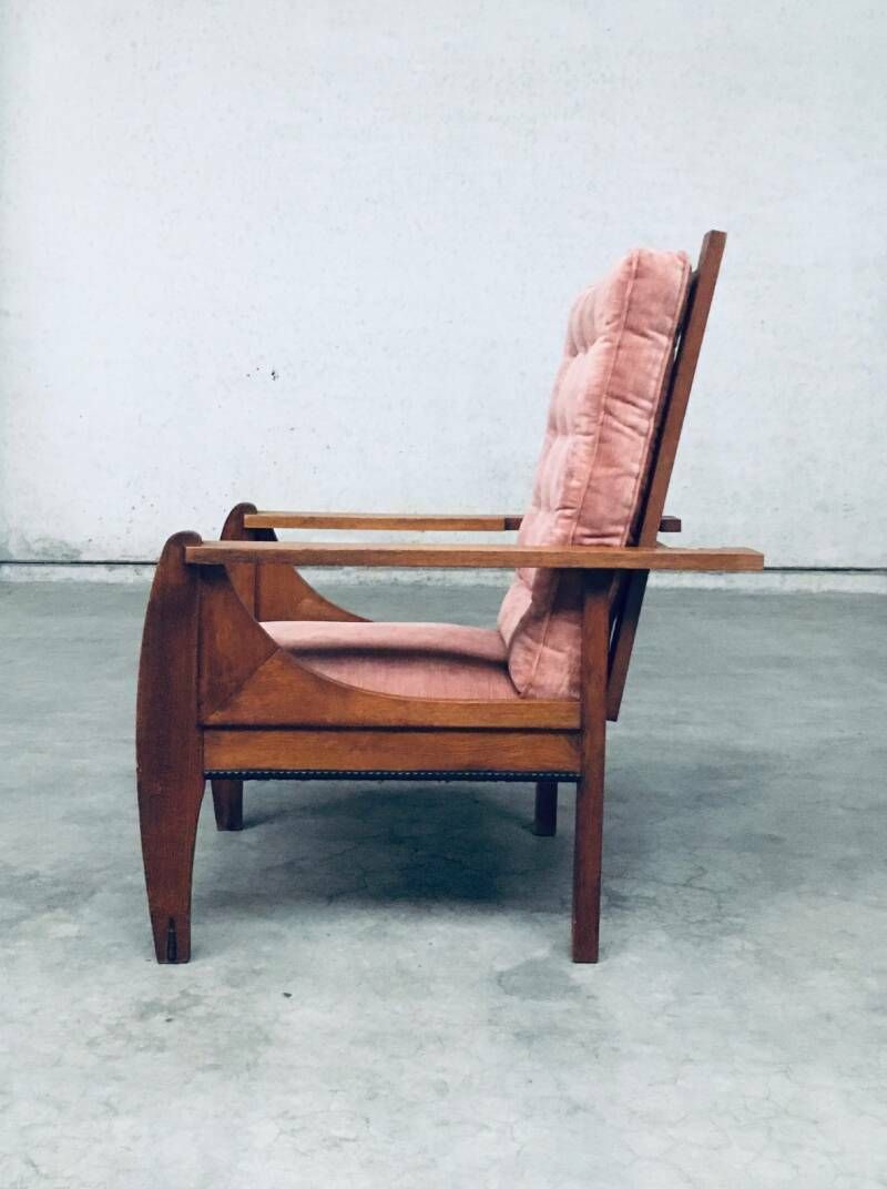 photo for sale Art Deco Dutch Modernism Verstelbare "Grand" Fauteuil, Nederland, Jaren 1920