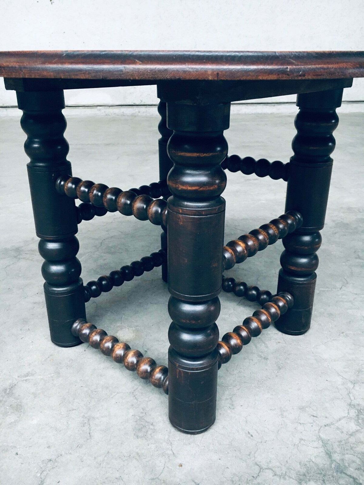 Furniture French Modernist Design Side Table In The Style Of Charles Dudouyt, France 1930's photo
