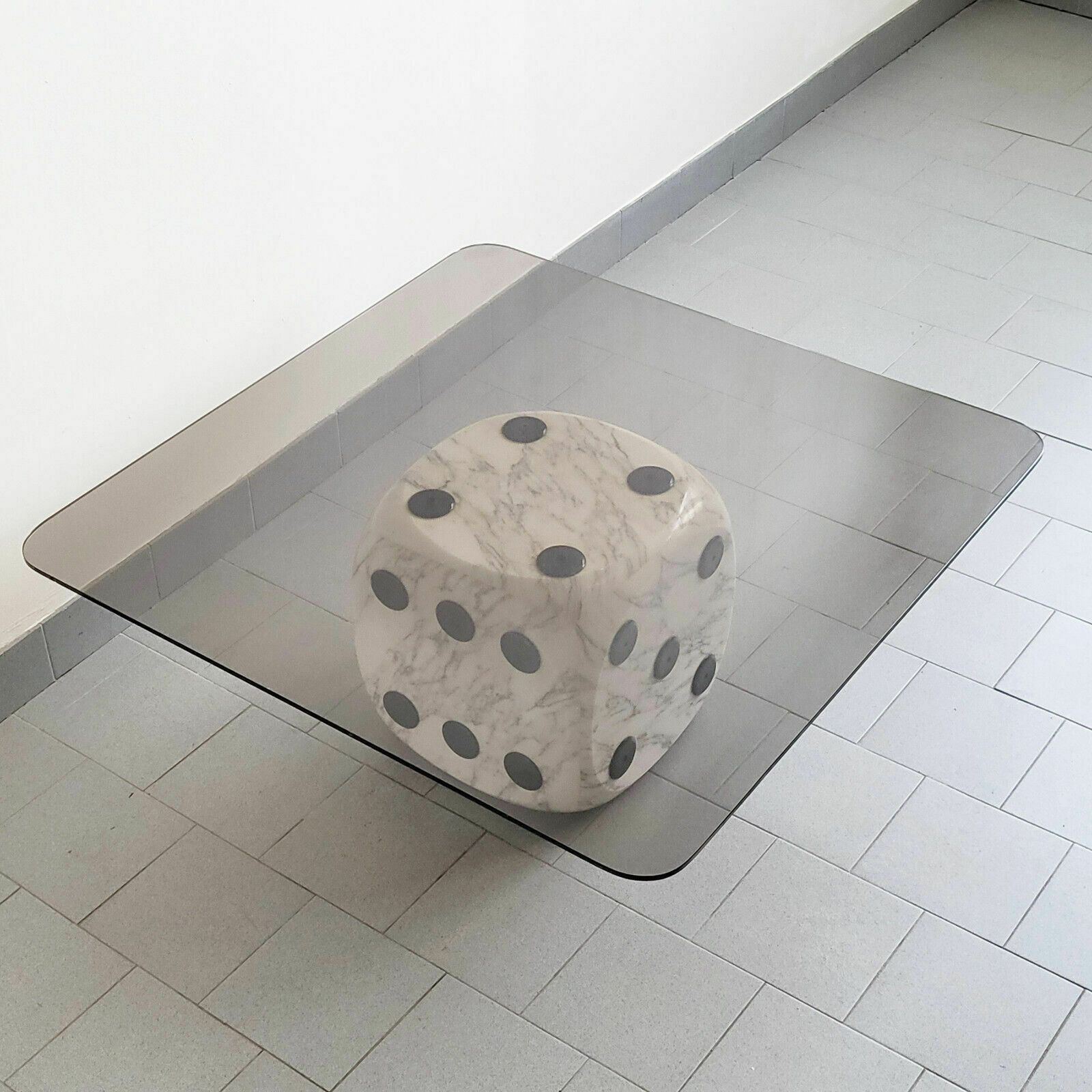 Vintage Salontafel 1970 Van Osvaldo Borsani – Tecno Modus – Marmer & Glas – Jaren 1970 photo furniture
