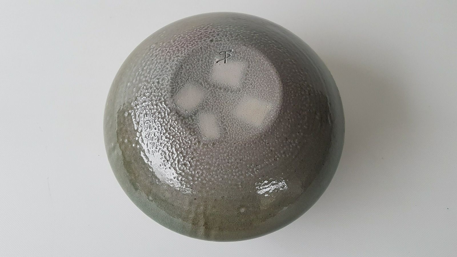 Ernst Stauber Ufo Shaped Vase With A Crystal Salt Glaze photo buy