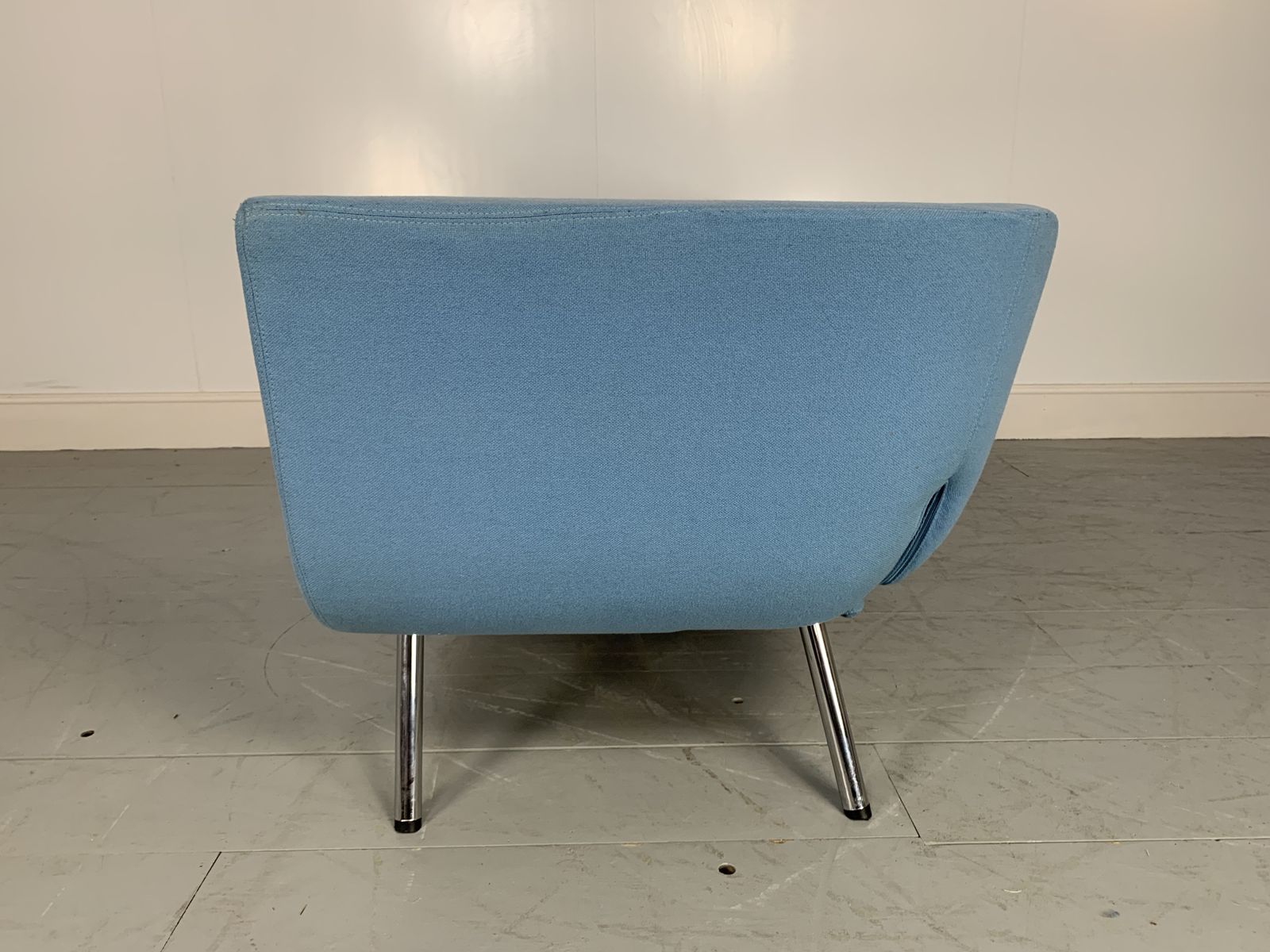 Rare Superb Artifort “Bono” Large Sofa In Mid Blue Kvadrat Wool Fabric photo 2400.0