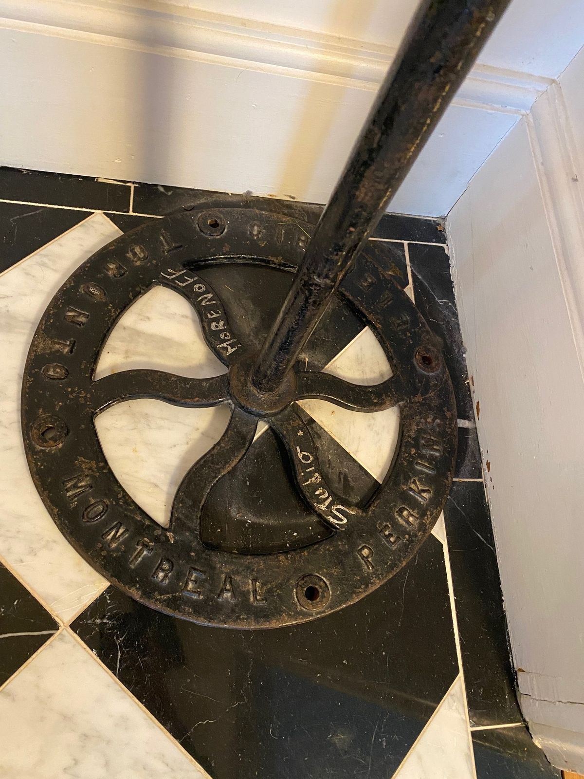 Stunning Antique 'Perkins' Canadian Theatre Lamp photo Lighting