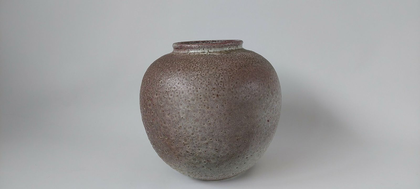Large Meindert Zaalberg Crater Glazed Vase Made In The 1960s photo Home Decor