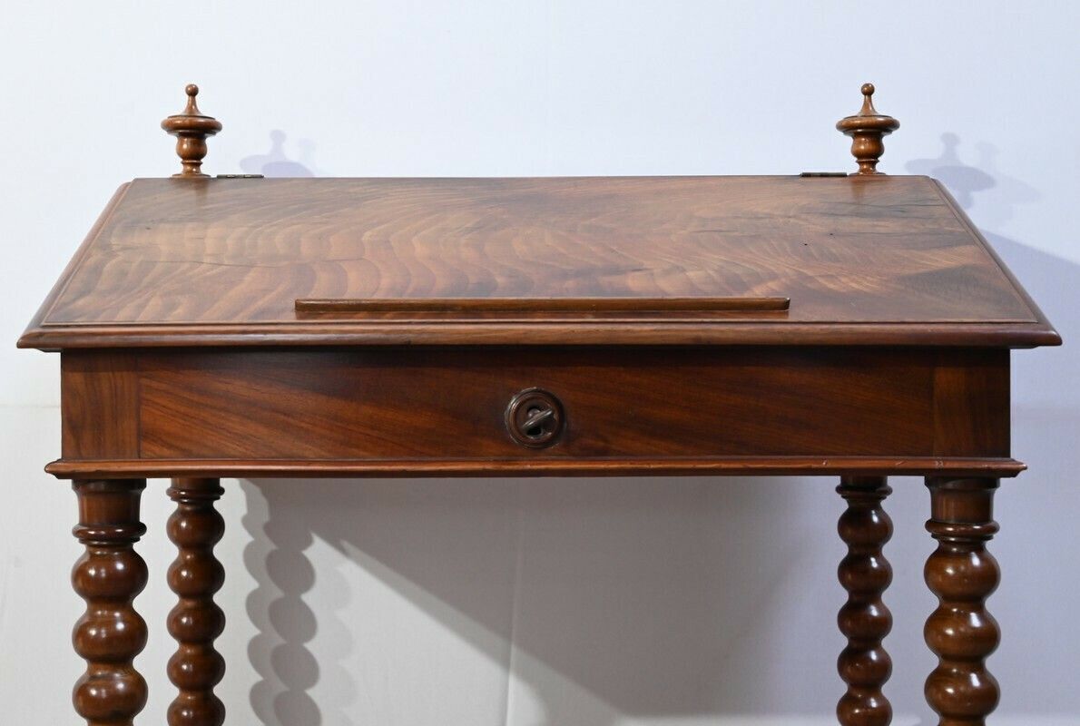 Furniture Small Mahogany Music Stand, Louis Philippe Period – Mid 19th Century photo