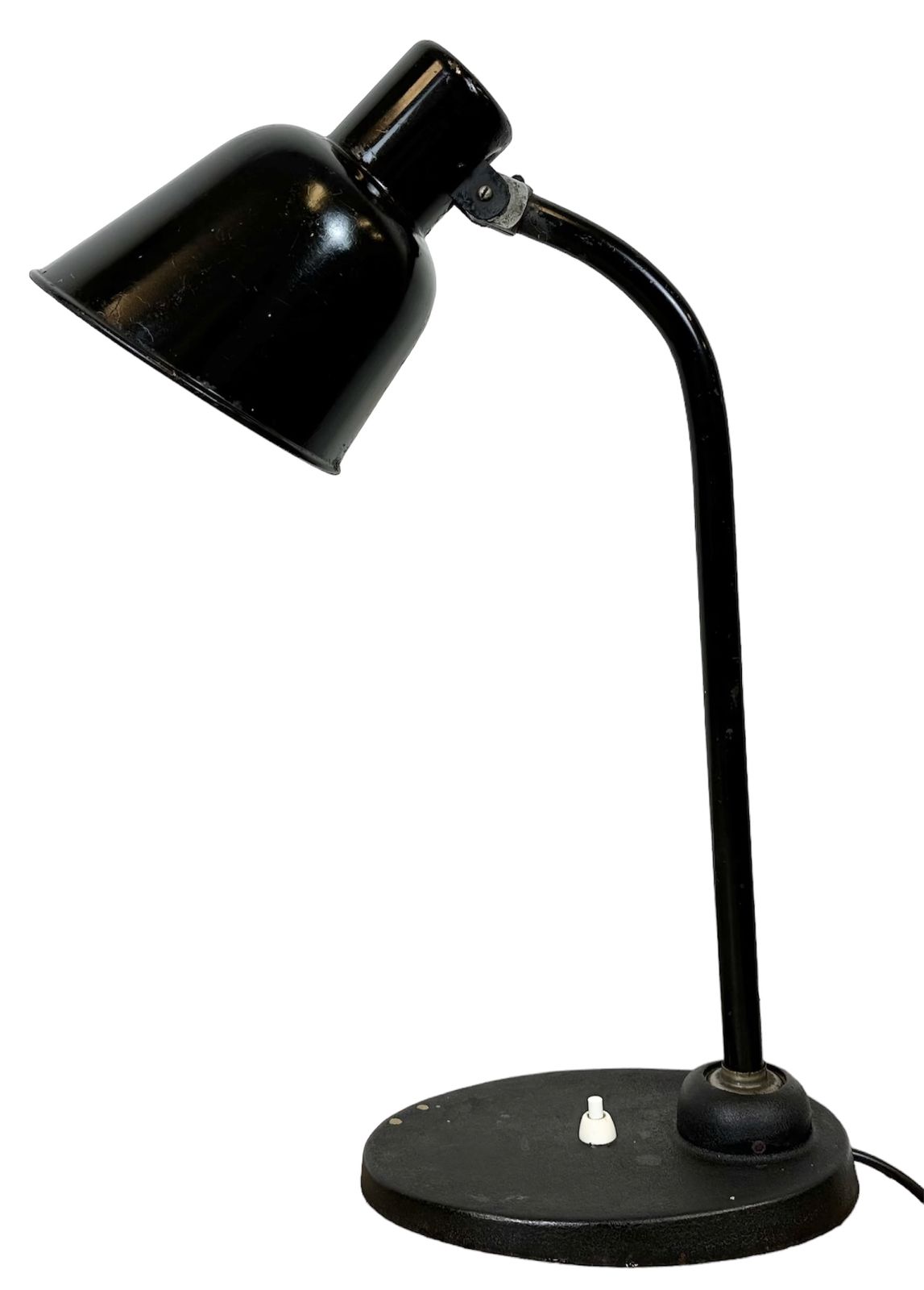 Vintage Black Table Lamp By Christian Dell For Bur Bunte & Remmler, 1930s