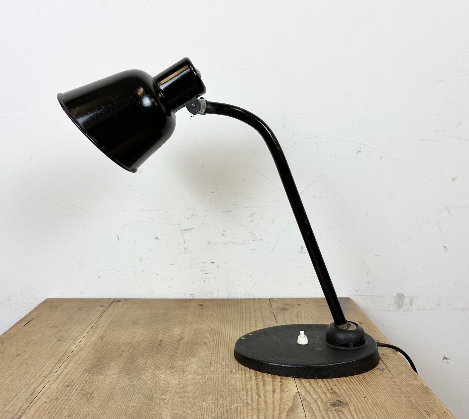 Vintage Black Table Lamp By Christian Dell For Bur Bunte & Remmler, 1930s photo Lighting