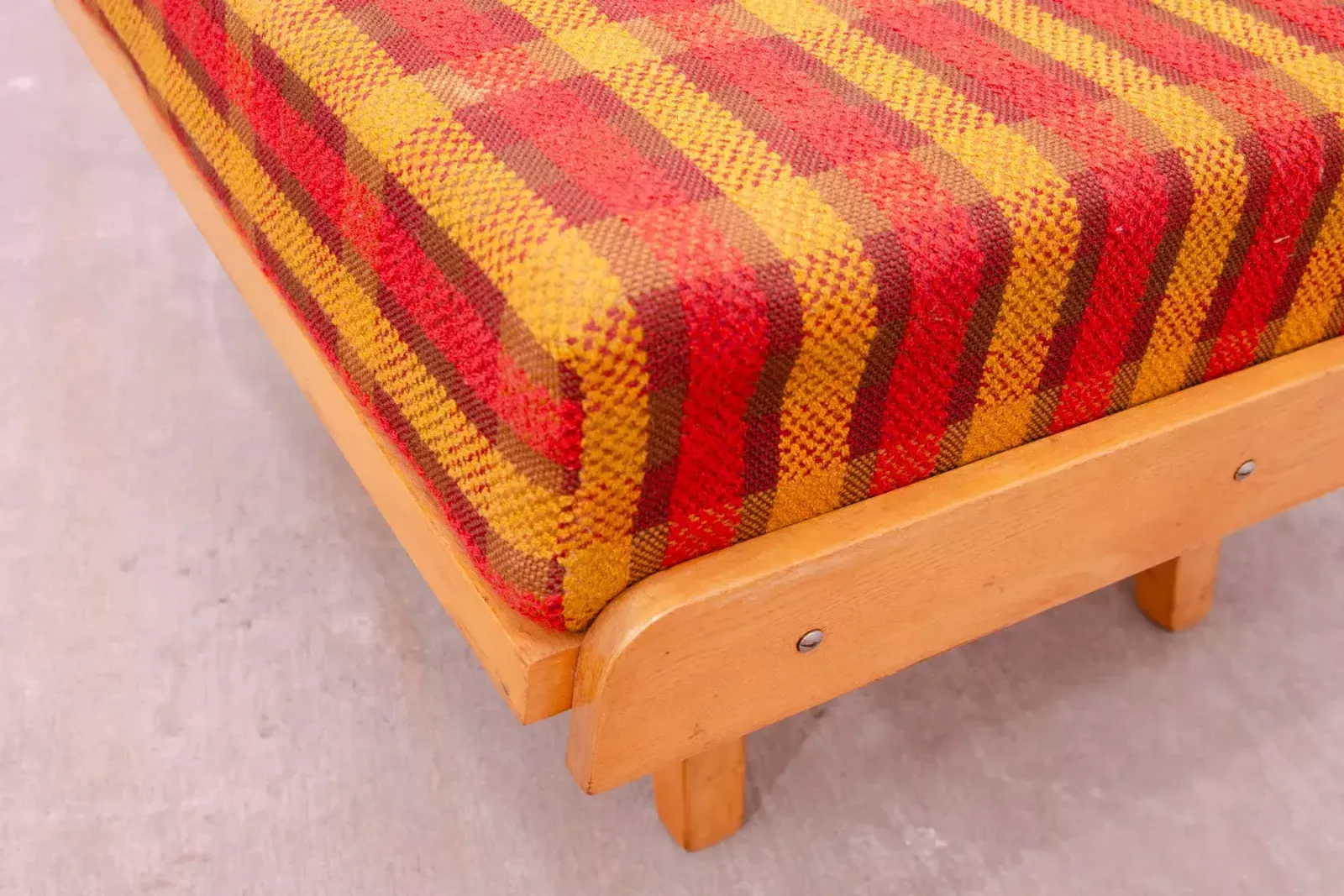Frantisek Jirák, Midcentury Footstool, Produced By Tatra Nabytok, 1960s photo vinterior