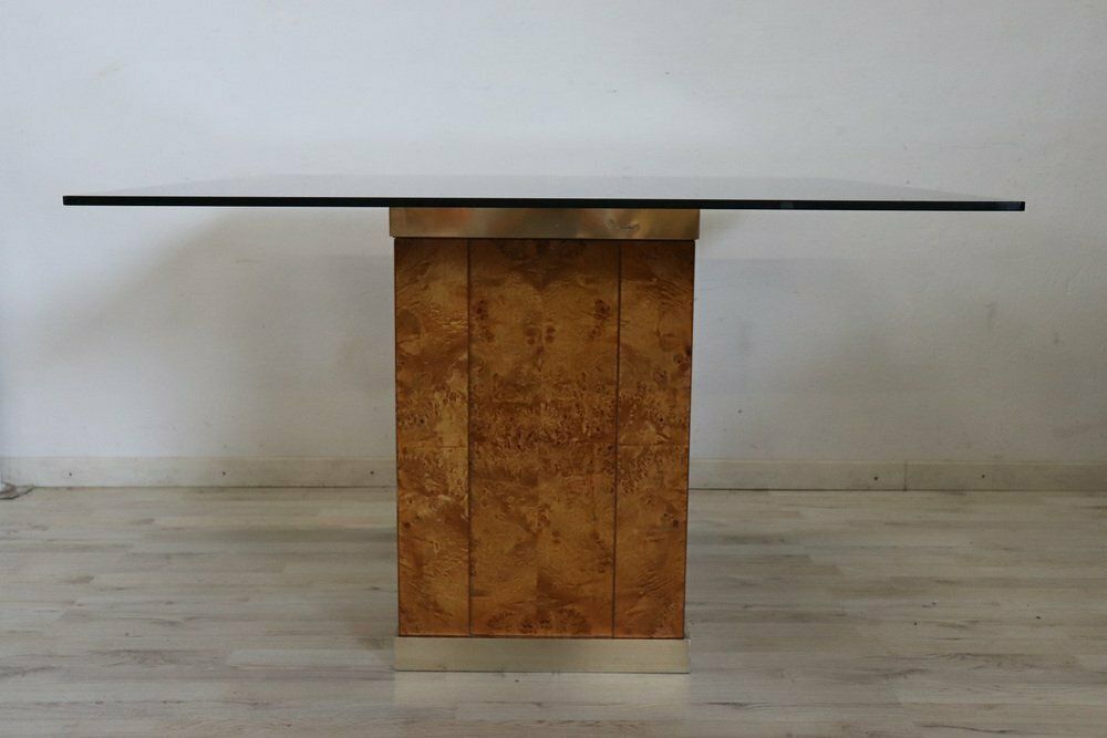 photo furniture Dining Room Table Attributed To Jean Claude Mahey For Roche Bobois, 1980s