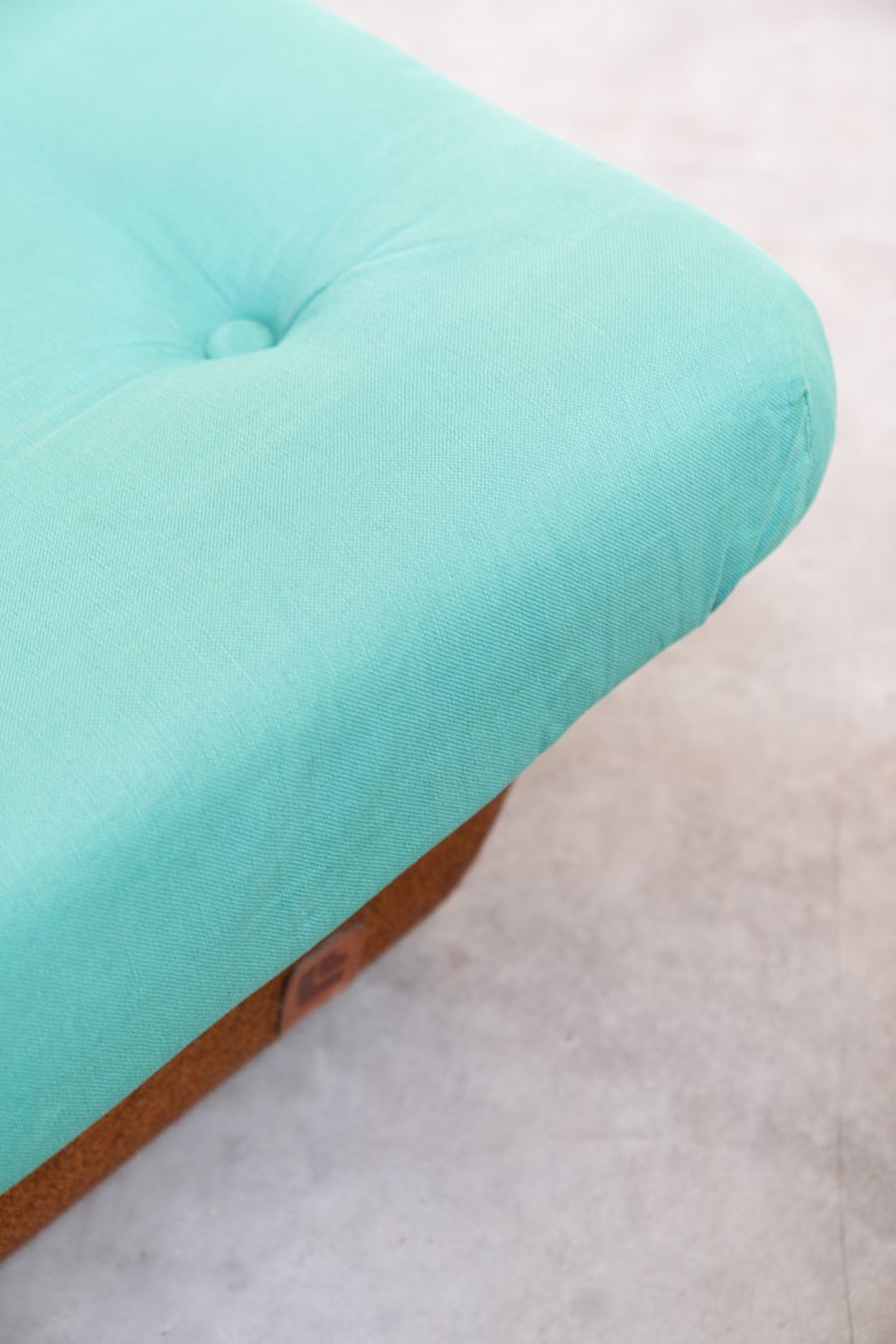 photo vinterior Set Of Two Lev & Lev Fabric Armchairs, Removable Covers, With Fibreglass Frame, 1970s.