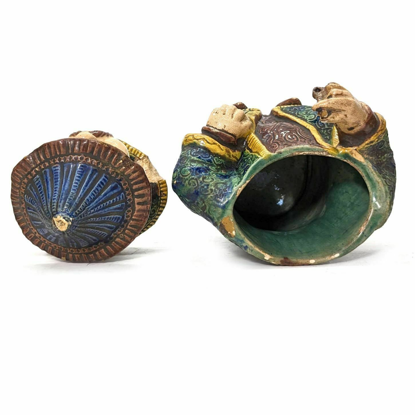 photo for sale Chinese Terracotta Tobacco Pot Or Snuff Box, 19th Century