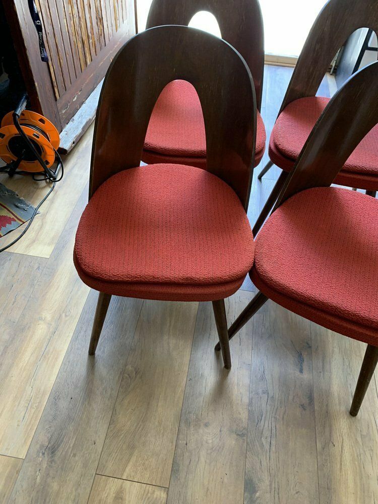 Mid Century Dining Chairs By Antonín šuman For Tatra Furniture, 1960s, Set Of 4 photo Furniture