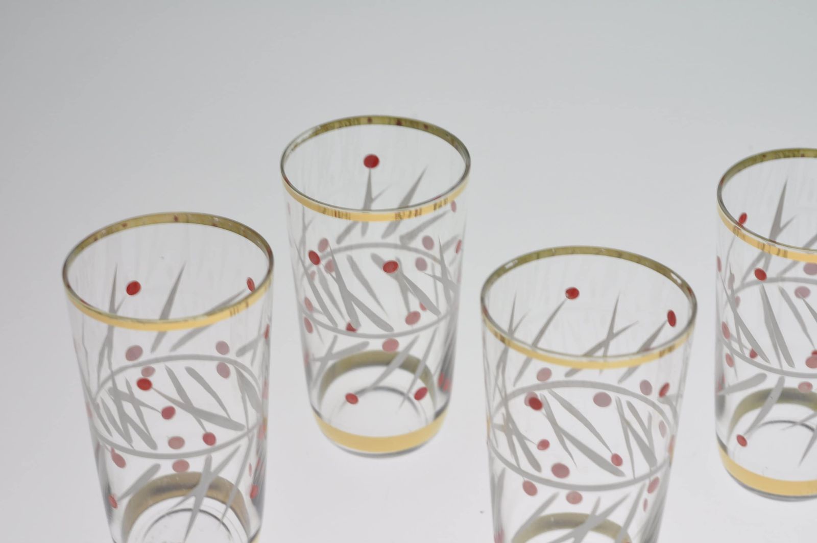 Decanter Set, Mid Century Glassware, Mid Century Decanter, Mid Century Glass, Bohemian Glass, Czech Decanter, Glass Decanter, Decanter Glass photo vinterior