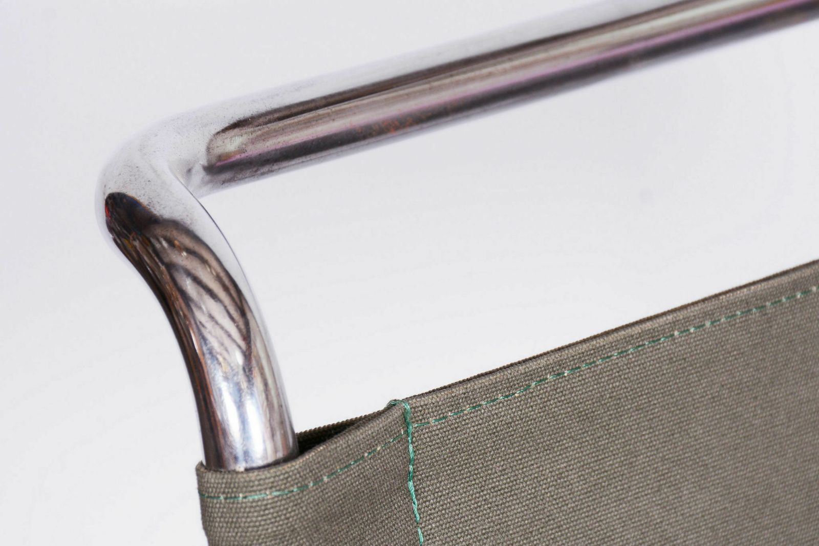 Restored Bauhaus Armchair, Marcel Breuer, Thonet, Chrome, Czechia, 1930s photo vintage