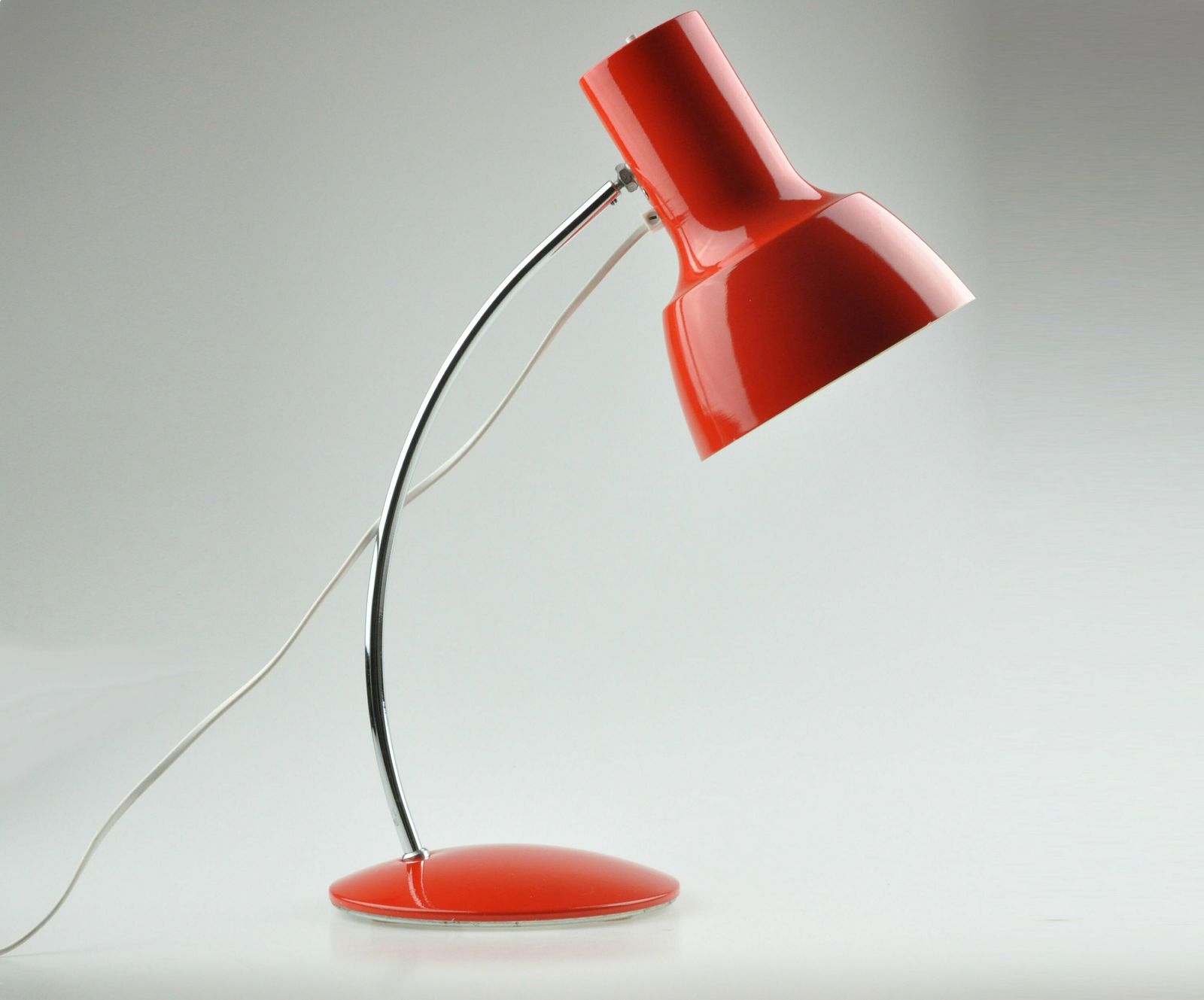 Industrial Desk Lamp, Industrial Lamp, Architect Lamp, Desk Lamp, Mid Century Lamp, Mid Century Lighting, Mid Century Light, Hurka, Napako photo vintage