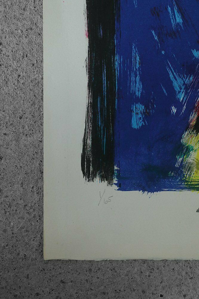 Bernard Lorjou, Des Fols, Antinea, Color Lithograph On Arches Paper, 1959 photo vinterior