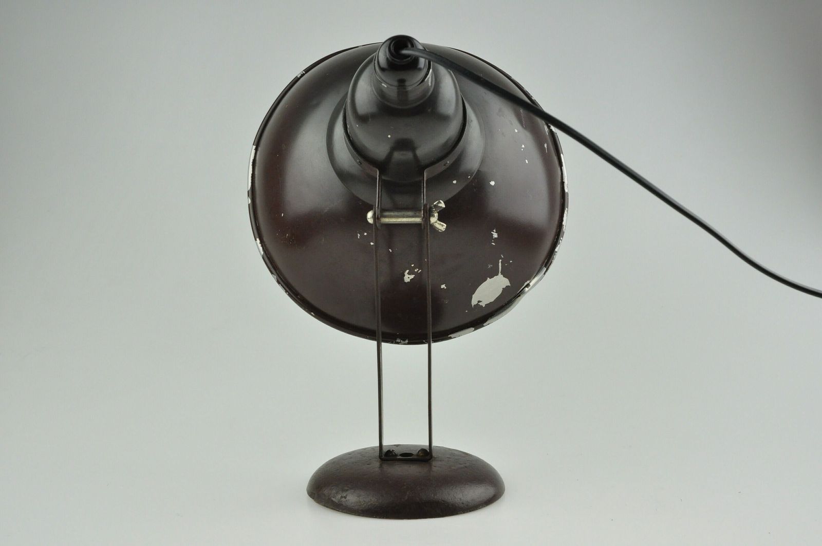 Industriële Bureaulamp, Industriële Lamp, Architectenlamp, Bureaulamp, Mid Century Lamp, Bruine Lamp, Tafellamp, Vintage Verlichting photo vinterior