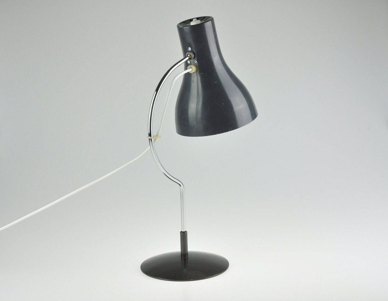 Vintage Desk Lamp, Mid Century Lamp, Industrial Desk Lamp, Industrial Lamp, Architect Lamp, Mid Century Lighting, Hurka, Napako photo for sale