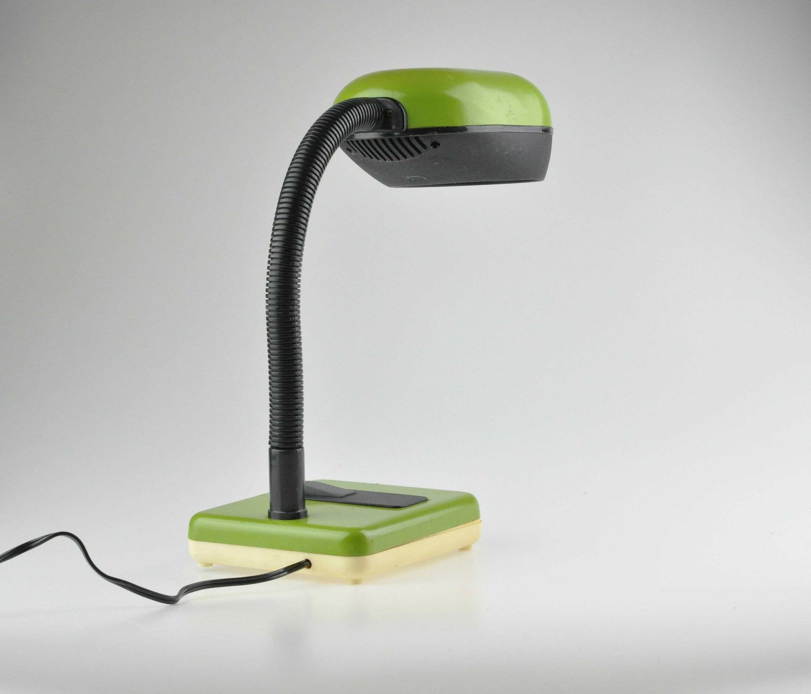 Mid Century Lamp, Table Lamp, Green Lamp, Mid Century Lighting, Desk Lamp, Retro Lamp, Vintage Lamp, Table Light, Lighting photo for sale