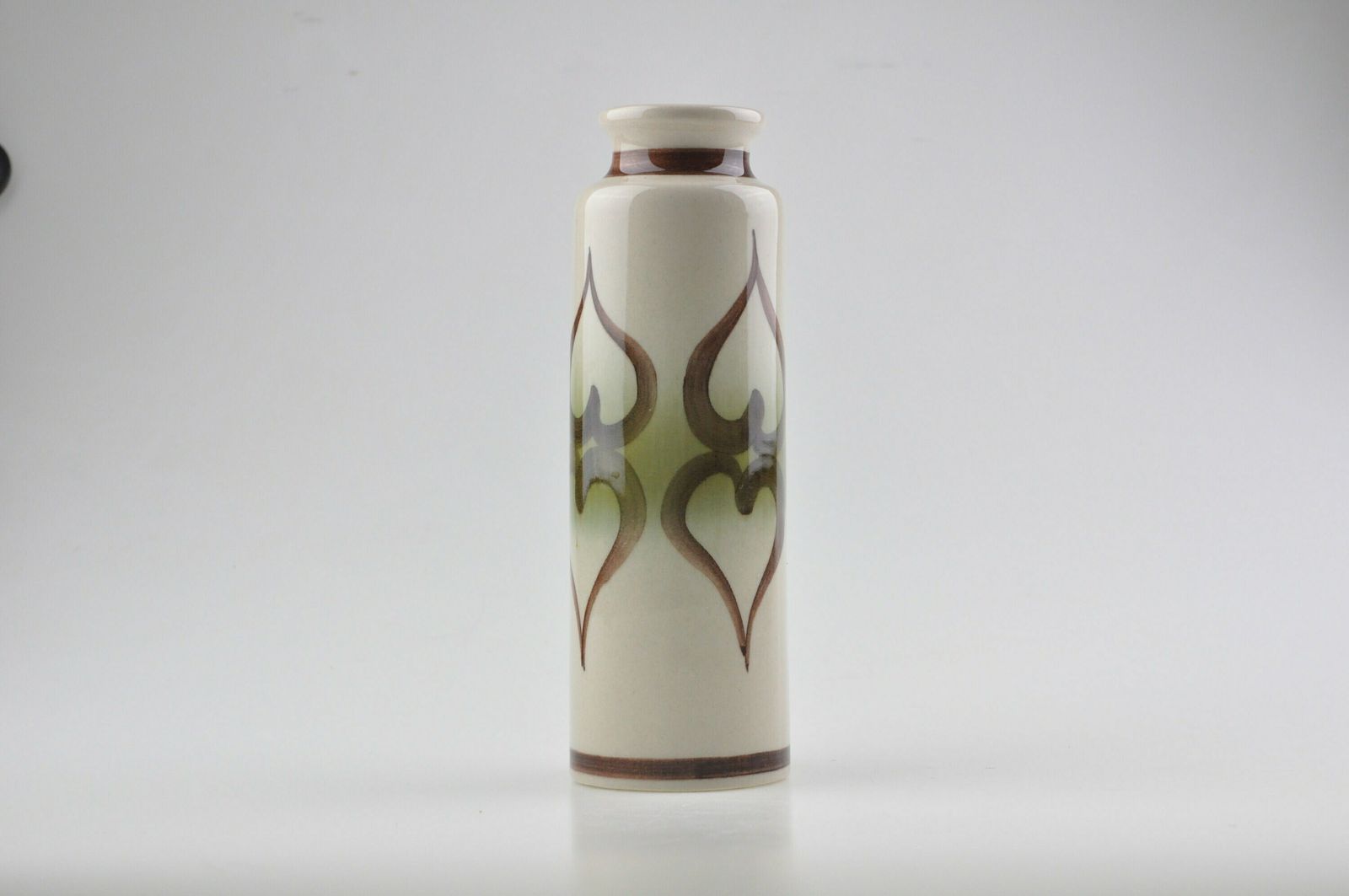 Ditmar Urbach Beige Ceramic Vase, Porcelain Vase, Pottery Vase, Retro Vase, Ditmar Urbach, Modernist Vase, Mid Century Vase, Ceramic Vase photo Home Decor