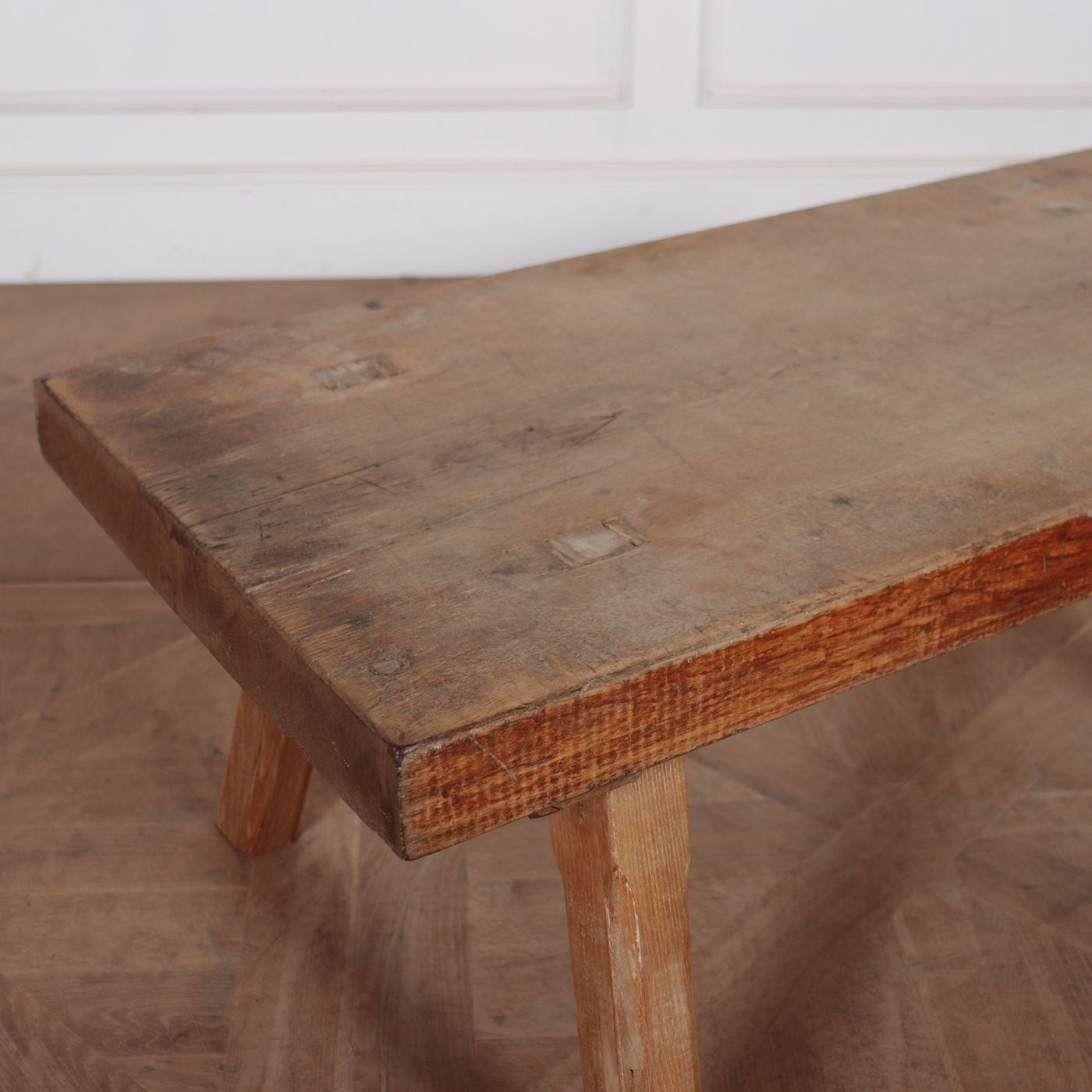 French Primitive Coffee Table, 1800s photo for sale