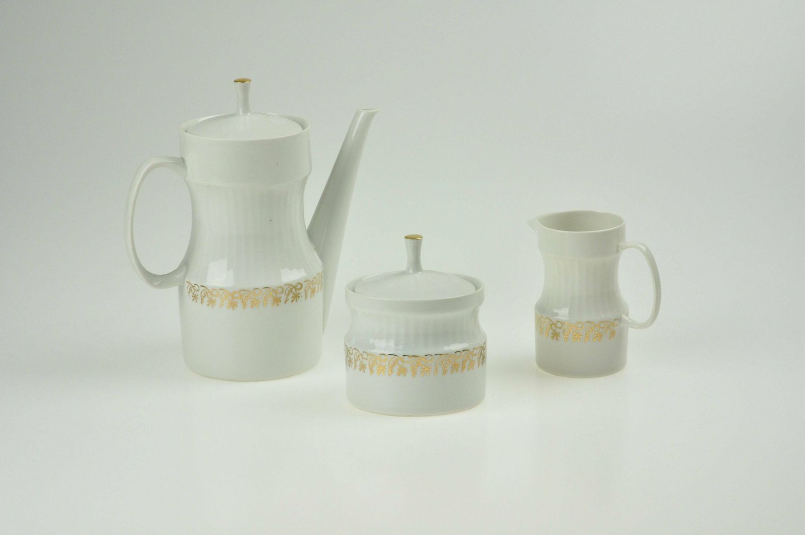 Jaroslav Jezek Porcelain Coffee Set, Nefertiti Design, Coffee Set, Coffee Service, Tea Set, Tea Cups And Saucer Set, Mid Century Tea Set photo 150.0