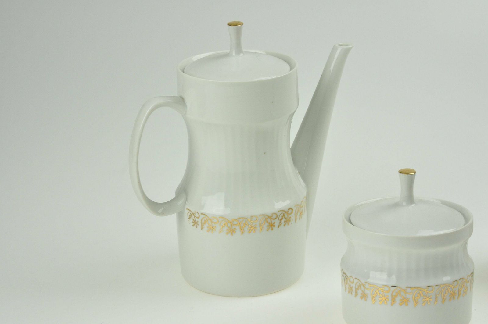Jaroslav Jezek Porcelain Coffee Set, Nefertiti Design, Coffee Set, Coffee Service, Tea Set, Tea Cups And Saucer Set, Mid Century Tea Set photo vintage