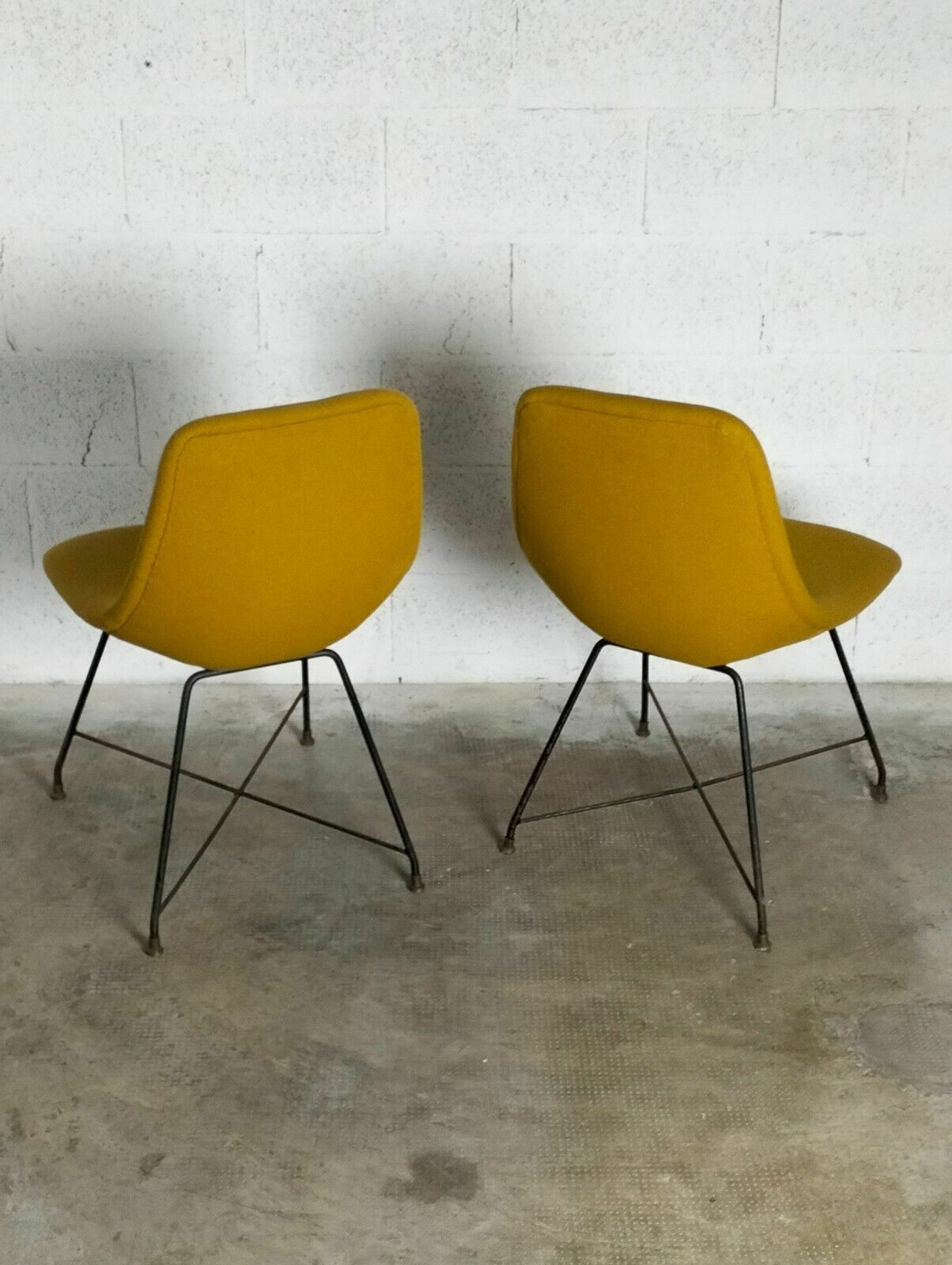 Set Of 2 Aster Chairs By Augusto Bozzi For Saporiti   '50'60 photo vintage