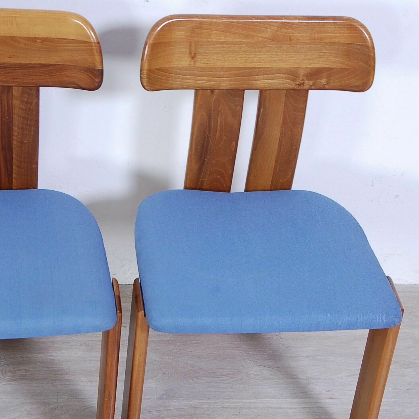 Set Of 4 Walnut Chairs, Marengo Series, Designed By Tarcisio Colzani For Mobilgirgi, 1970s photo 8331.0