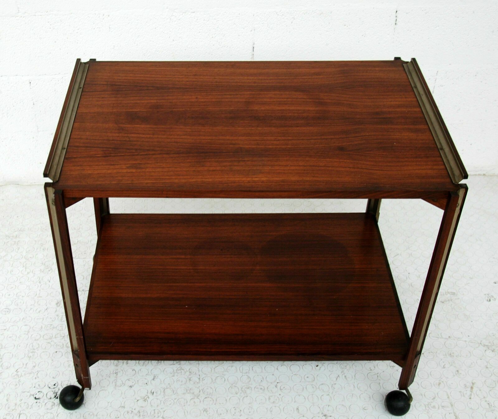 Ico Parisi For Stildomus, 60s Wooden Trolley Cart photo buy