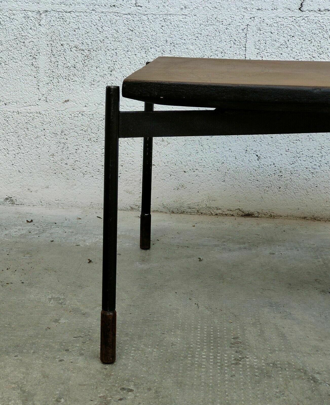 photo furniture Ceramic And Metal Coffee Table By Stil Keramos 60s