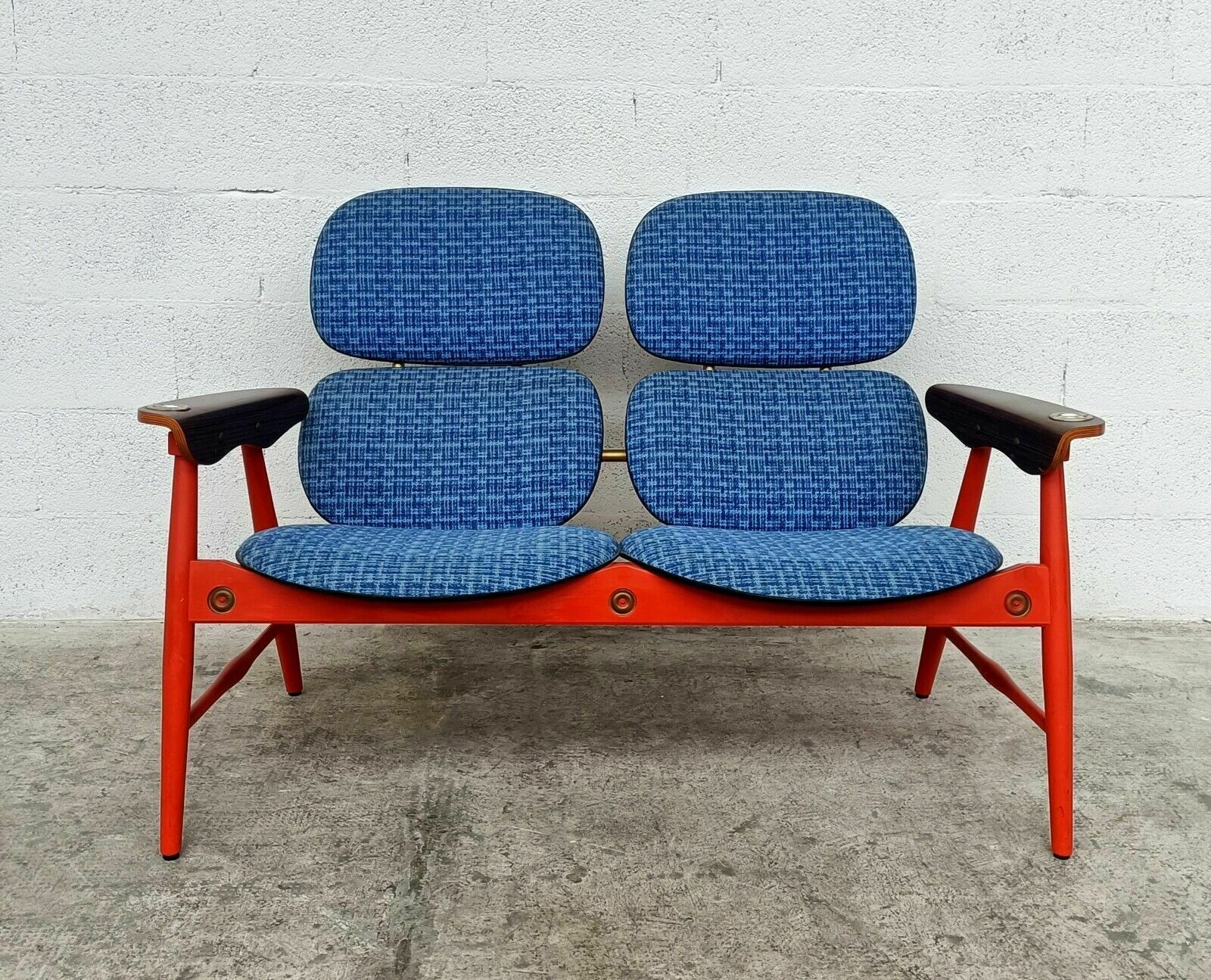 Set Of 2 Chairs And Sofa By Marco Zanuso For Poltronova 60s photo Furniture