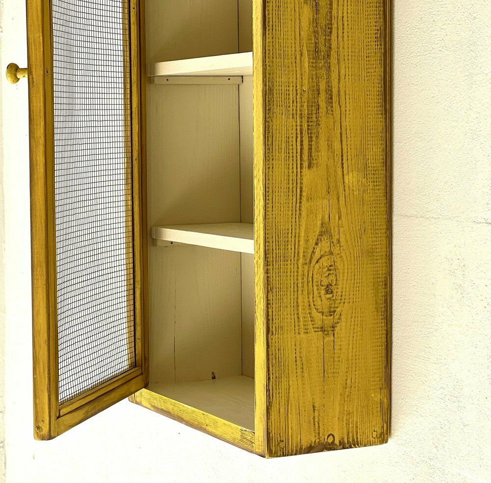 380.0 Vintage Wandkast Met Gaaswerk photo