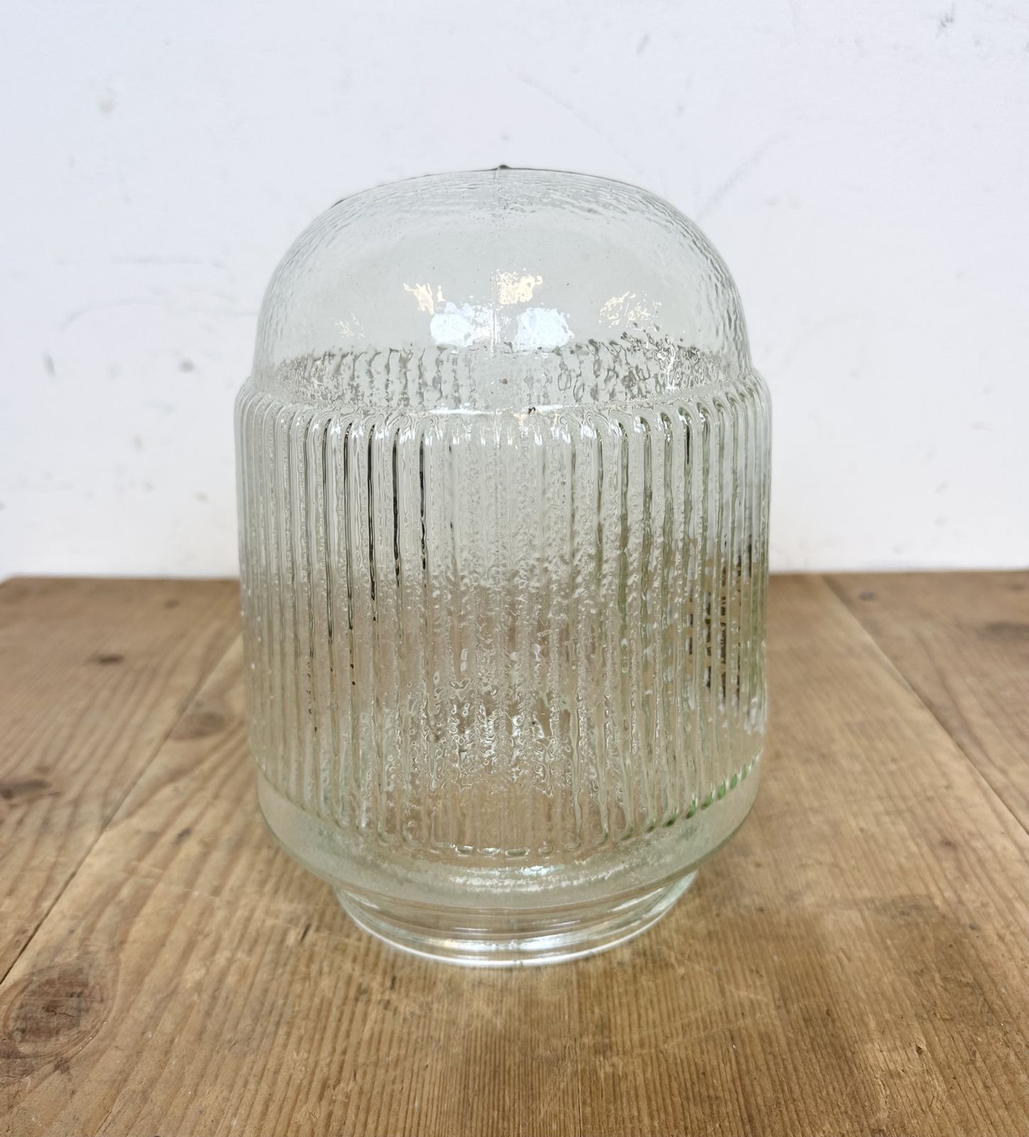 Industrial Aluminium Light With Glass Cover From Elektrosvit, 1970s photo buy