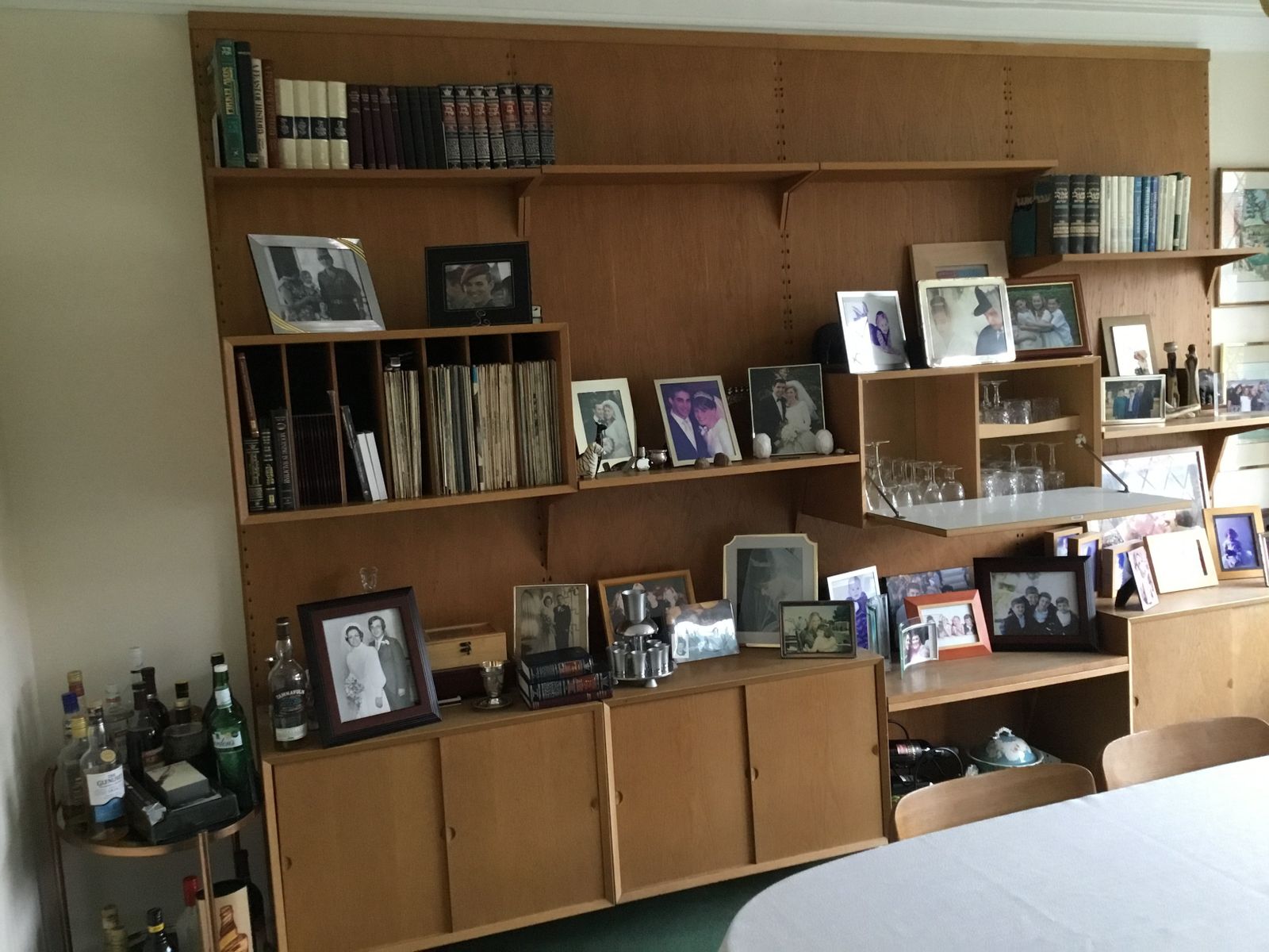 Paul Cadovius. Cado Panels ,Shelves, Storage Chests, Bar Unit In Oak Plus Wall Panels photo 2000.0