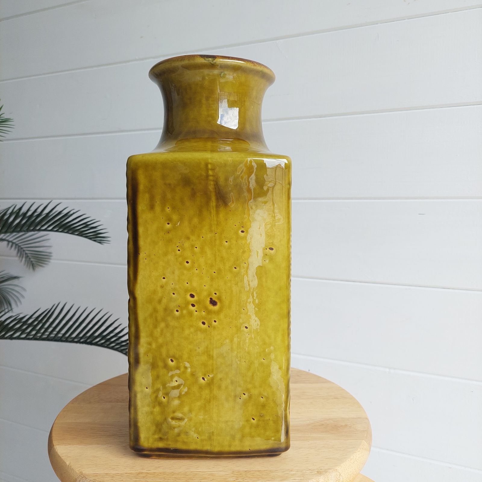 Carstens Ceramic Vase Prehistoric Model 7151 30 Design By Gerda Heuckeroth West Germany Pottery 70s photo Home Decor