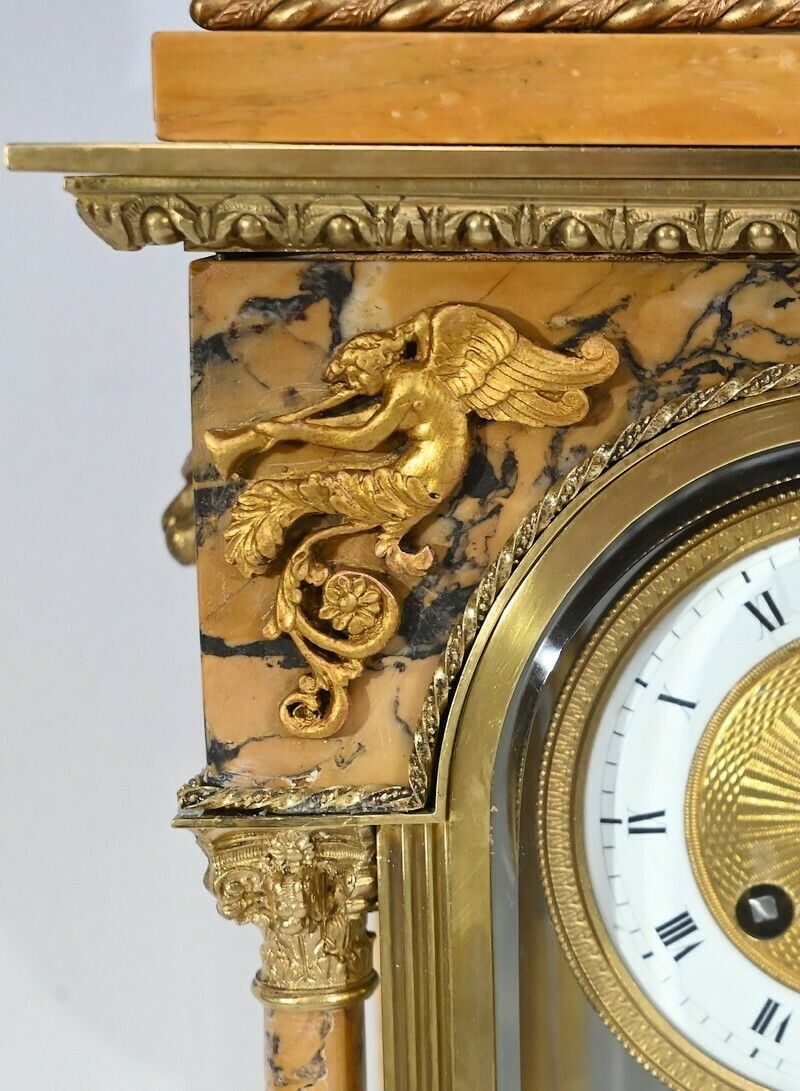 photo furniture Important Fireplace Trim In Marble And Bronze  Empire Style  2nd Part 19th