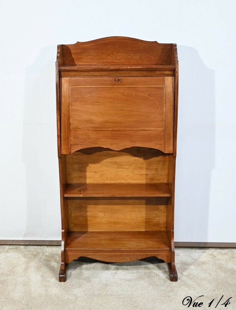 Small Secretary Known As Billet Doux In Solid Mahogany England  Early 20th Century photo vinterior