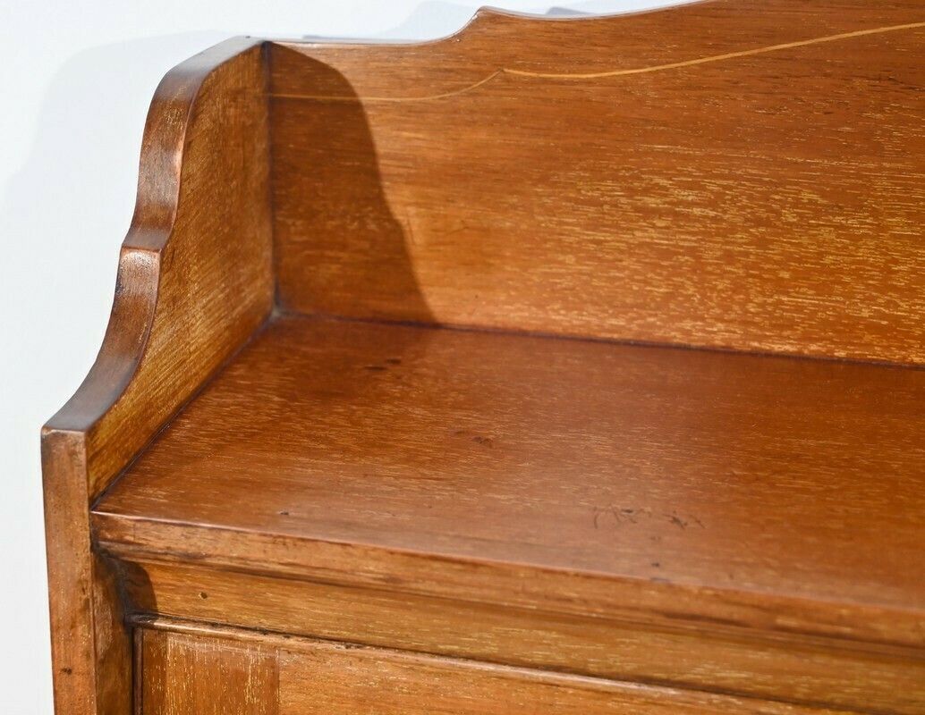 photo furniture Small Secretary Known As Billet Doux In Solid Mahogany England  Early 20th Century