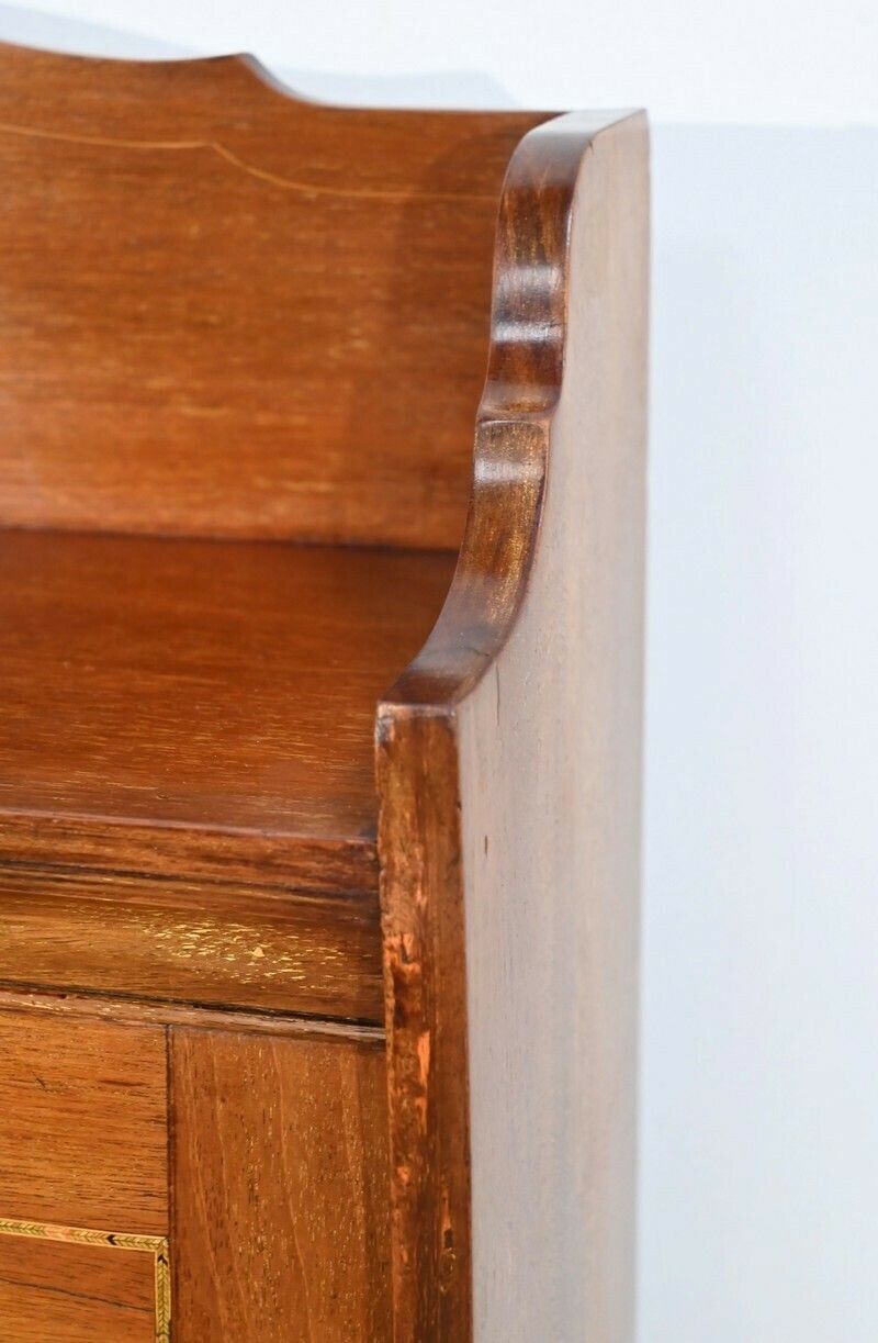 Furniture Small Secretary Known As Billet Doux In Solid Mahogany England  Early 20th Century photo