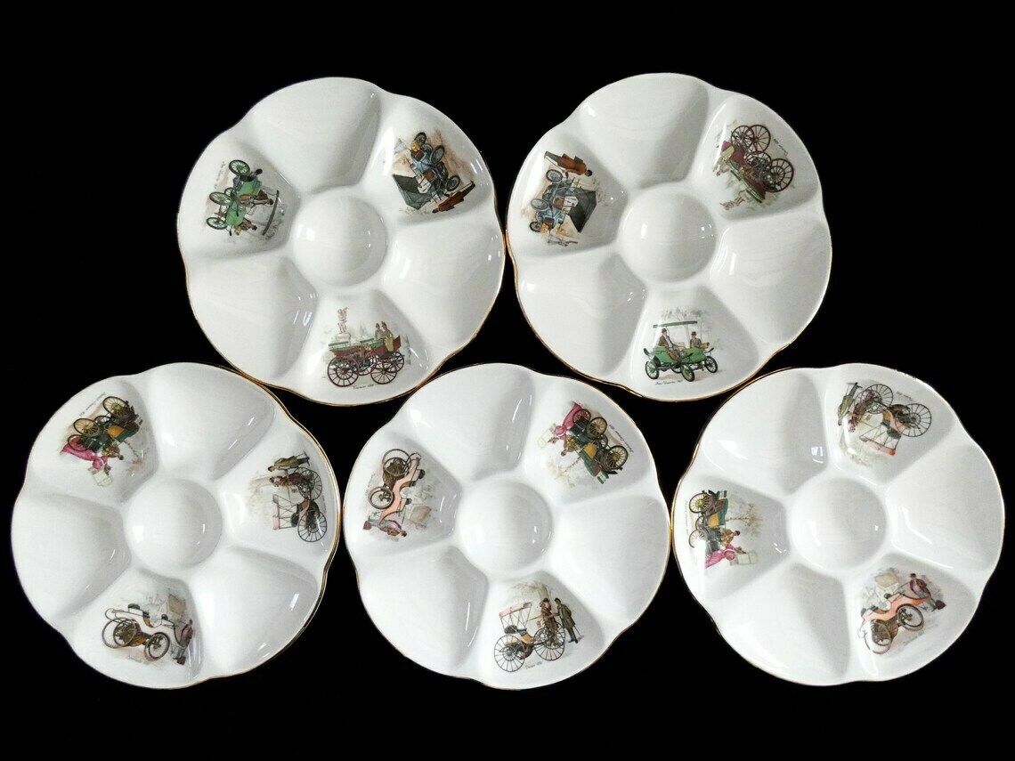 Rare Gien Oyster Plate, White French Oyster Plate Decor Retro Car, Majolica Pottery, Barbotine Oyster Platter, France 60s photo vintage