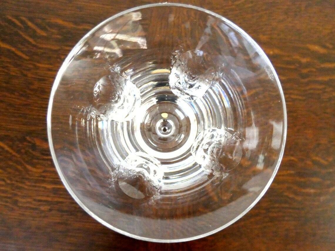 Val St Lambert Crystal, Belgian Crystal Wine Glass, Crystal Stemware, Val St Lambert Belgium, Vintage Crystal Glass photo Home Decor