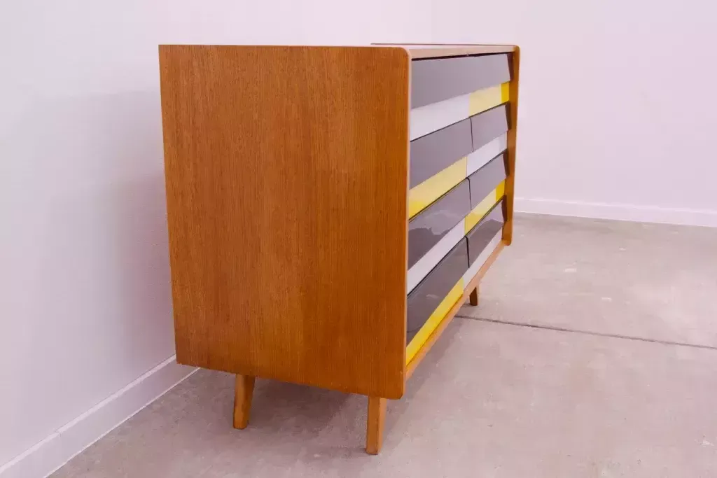 Mid Century Chest Of Drawers U 458 By Jiri Jiroutek Czechoslovakia 1960s photo vintage