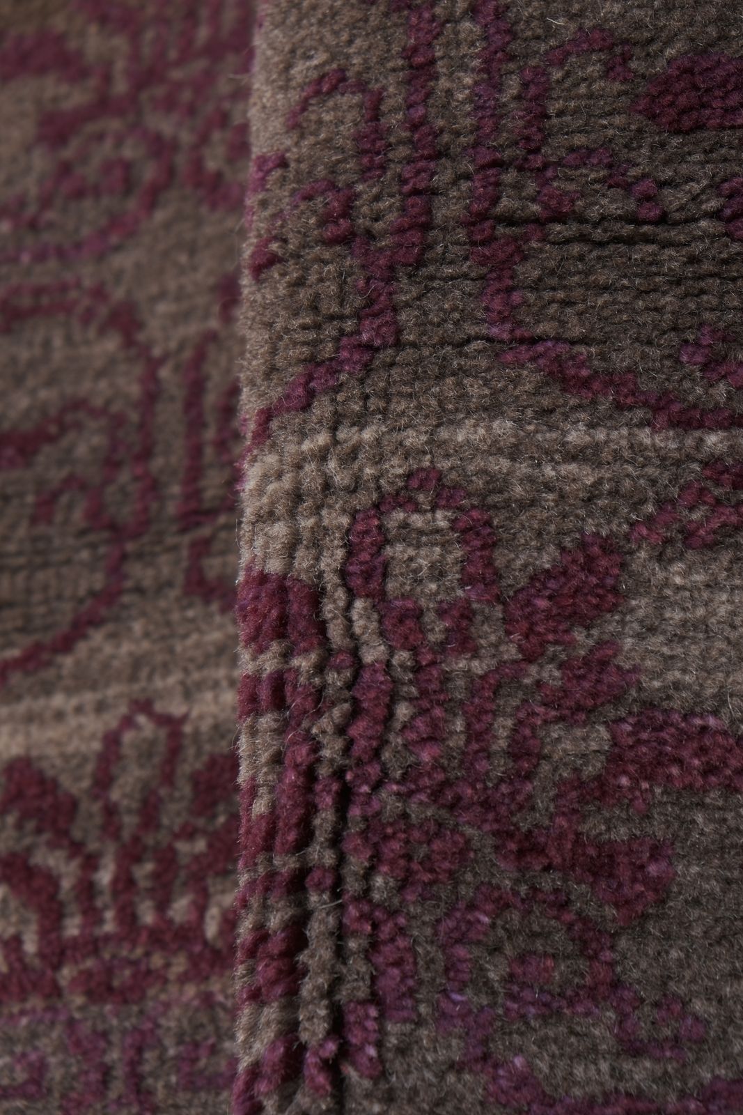 Turkey Shaggy Rug Runner, Hand Woven Soft Mohair Wool Carpet photo vinterior