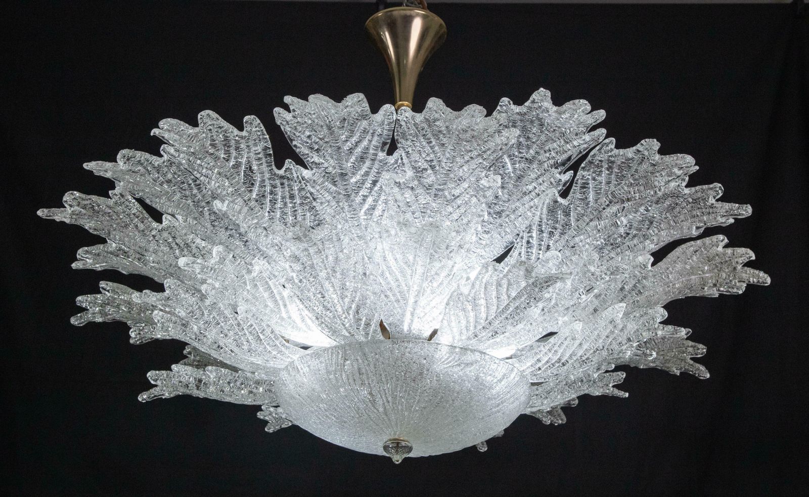 Queen Elizabeth, Extra Large Big Size Vintage Murano Trasparent Glass Chandelier photo furniture